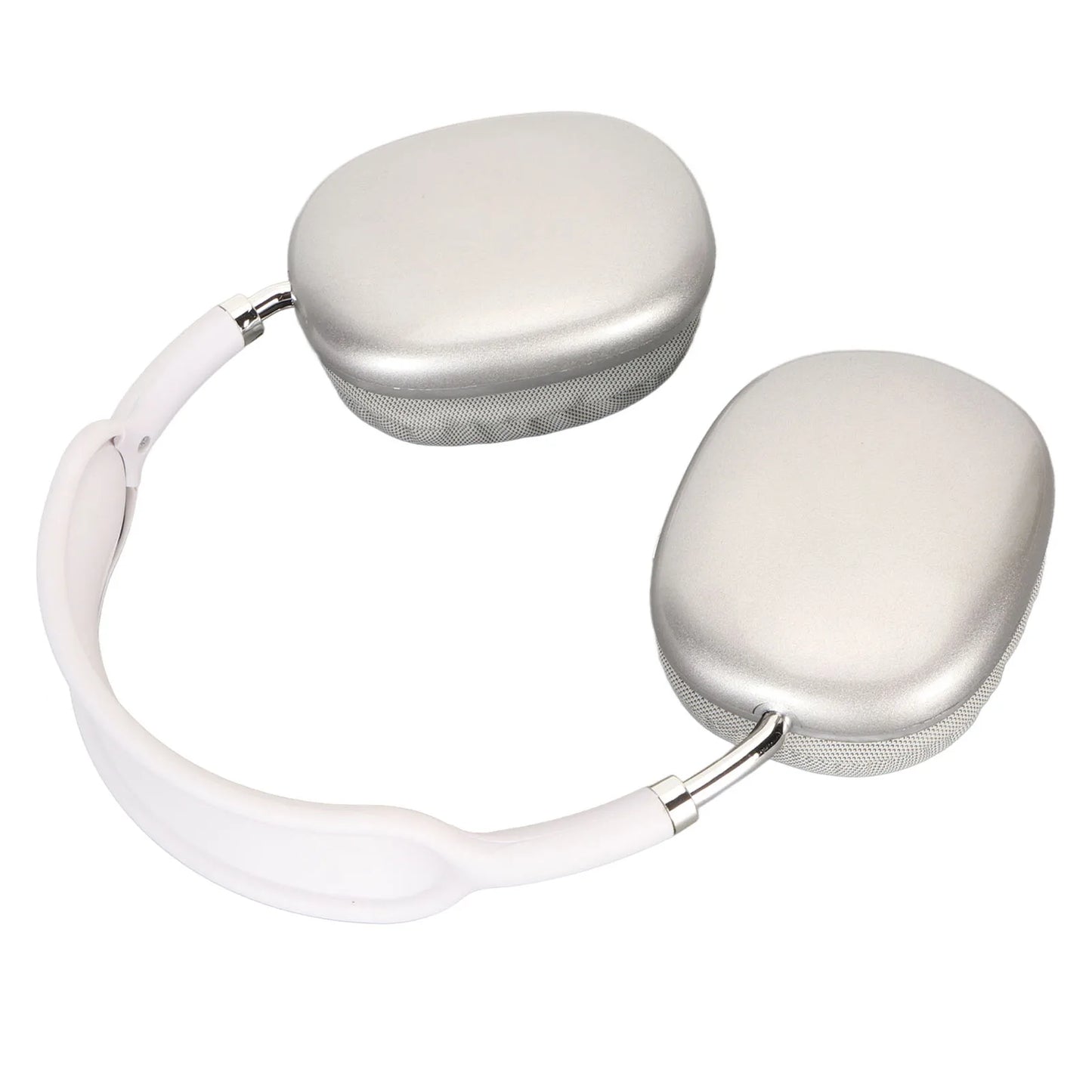 Bluetooth Headphone HiFi  Bass Built in Mic Support Memory Card Wireless Headset for Running Travel White Over Ear Headphone