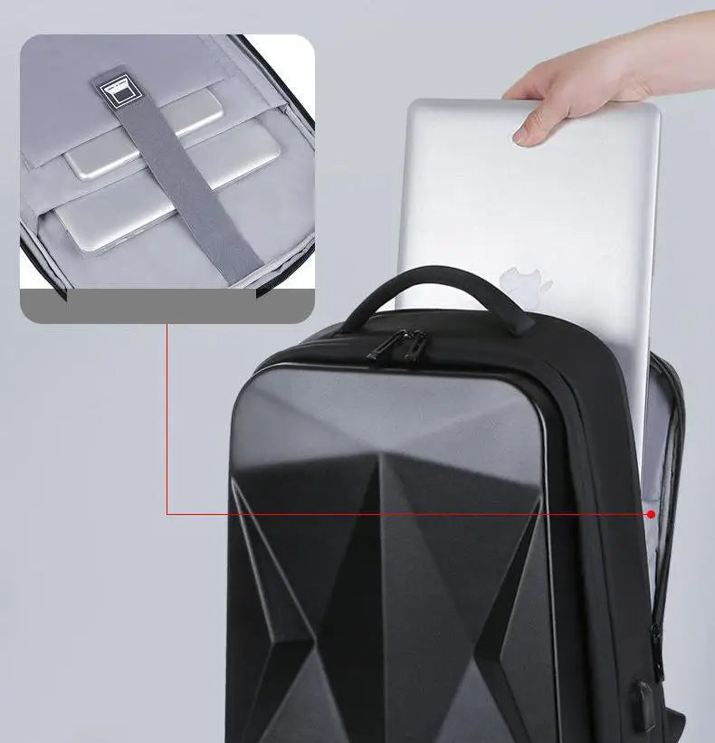 Fashion Men's Backpack Large Capacity Business Laptop Bag Usb Waterproof Suitcase Wholesale Multifunctional Hard Shell Bag