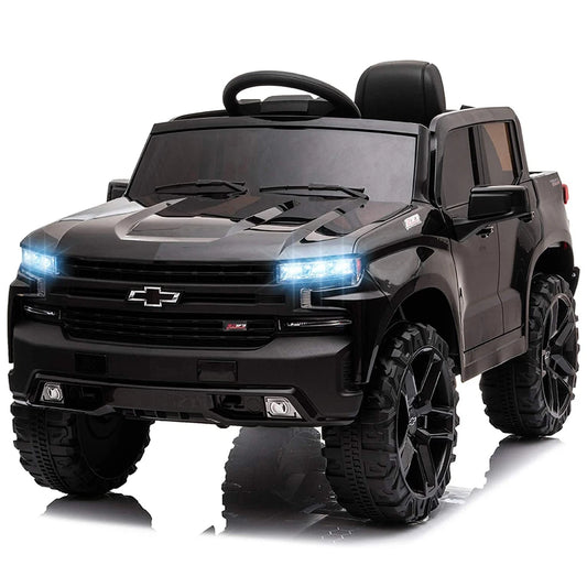 12V Electric Ride On Car 4 Wheeler Truck Safety Toy with Music Radio LED Lights  Truck Car Remote Control Kids' Ride on Vehicles