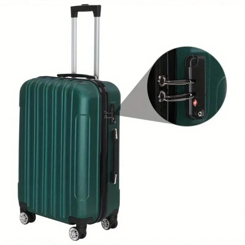 New Travel Spinner Luggage Set Bag Trolley Carry On Suitcase