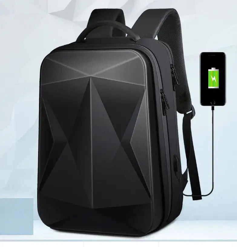 Fashion Men's Backpack Large Capacity Business Laptop Bag Usb Waterproof Suitcase Wholesale Multifunctional Hard Shell Bag