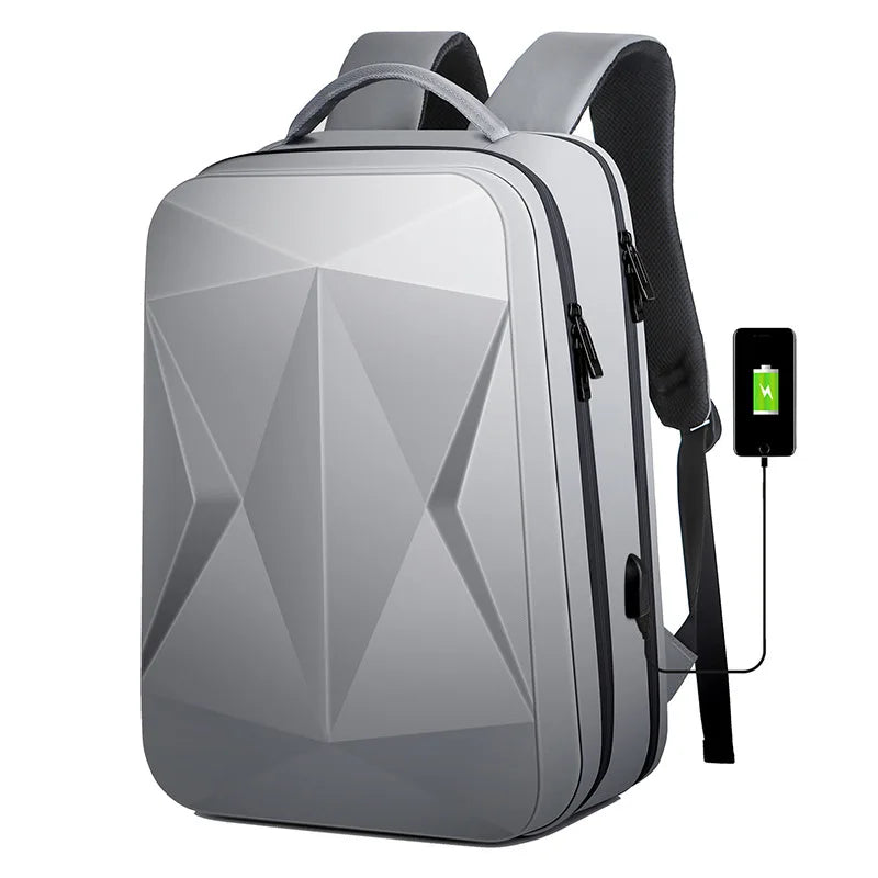 Fashion Men's Backpack Large Capacity Business Laptop Bag Usb Waterproof Suitcase Wholesale Multifunctional Hard Shell Bag