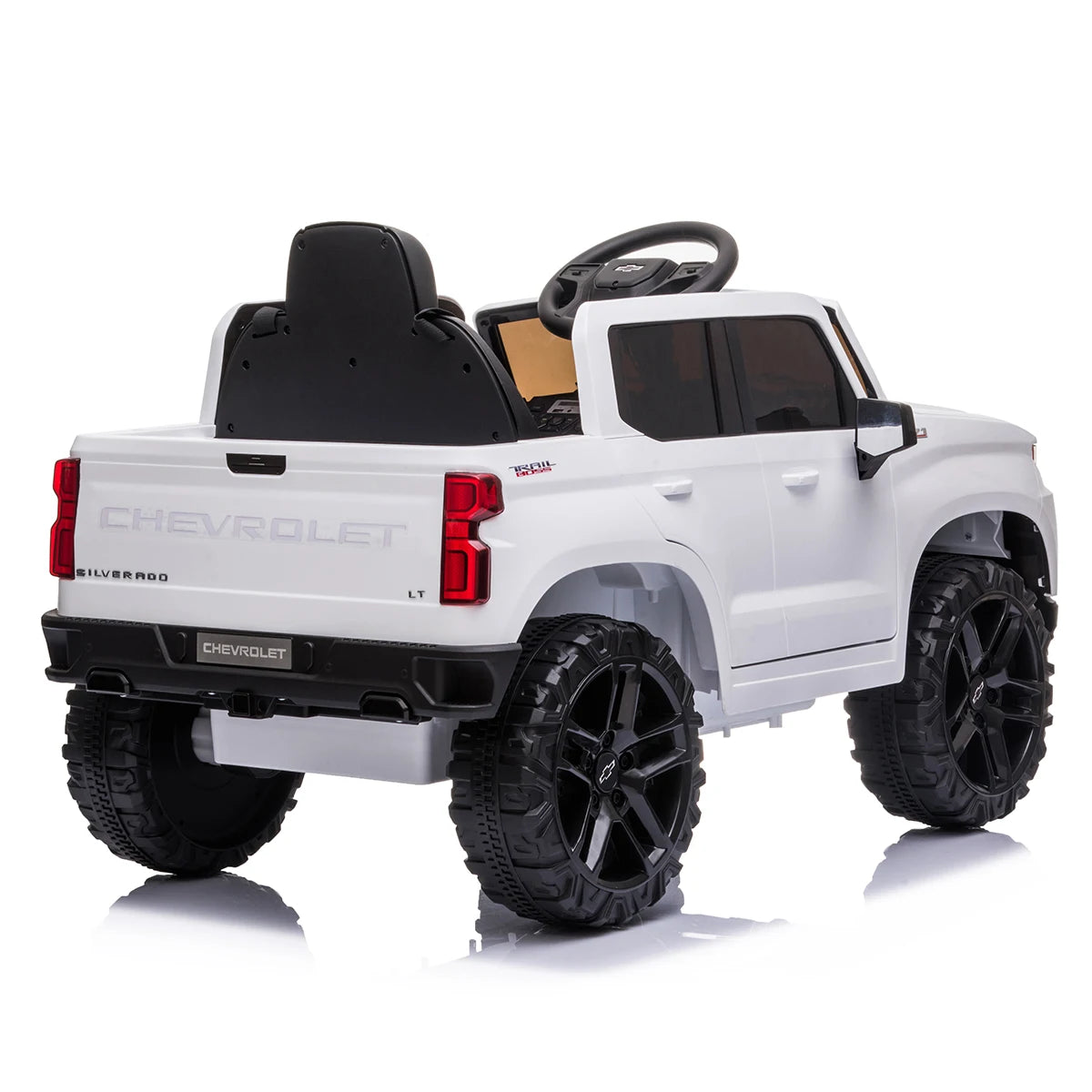 12V Electric Ride On Car 4 Wheeler Truck Safety Toy with Music Radio LED Lights  Truck Car Remote Control Kids' Ride on Vehicles