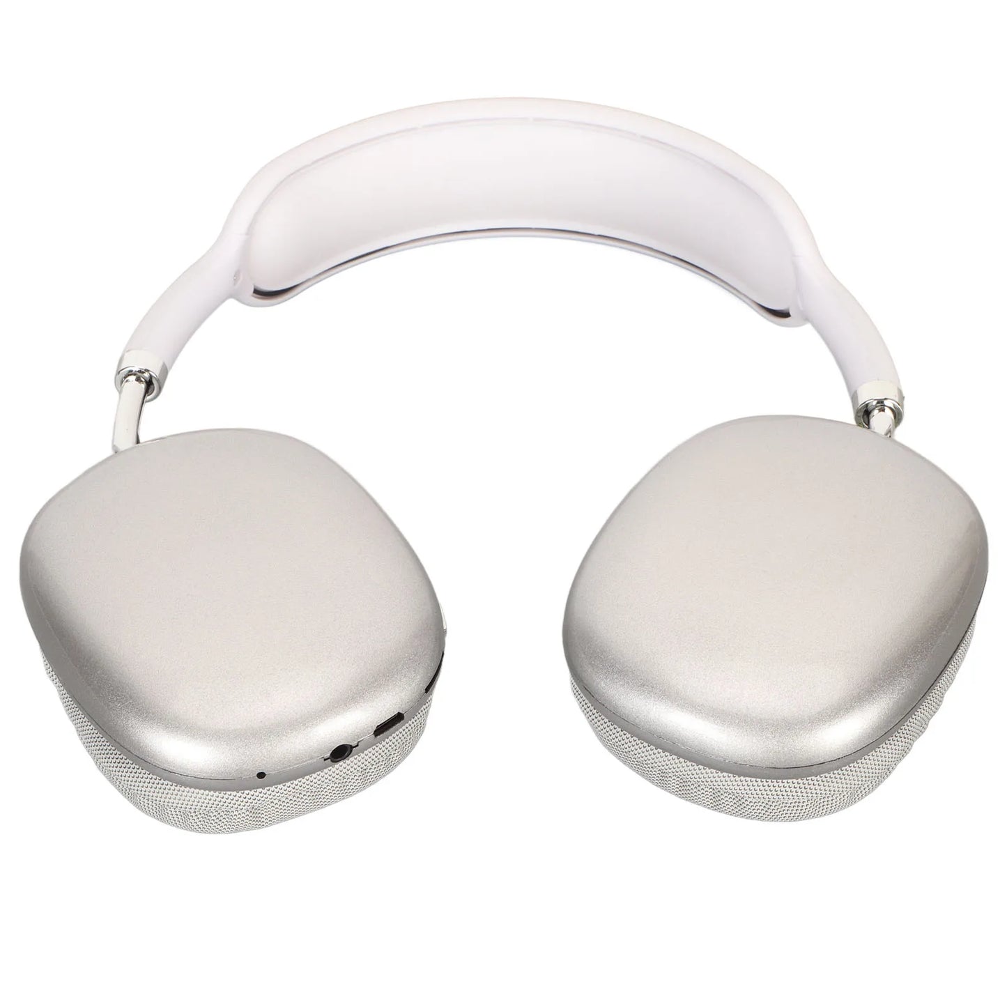 Bluetooth Headphone HiFi  Bass Built in Mic Support Memory Card Wireless Headset for Running Travel White Over Ear Headphone