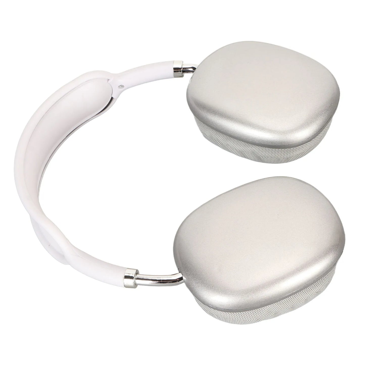 Bluetooth Headphone HiFi  Bass Built in Mic Support Memory Card Wireless Headset for Running Travel White Over Ear Headphone