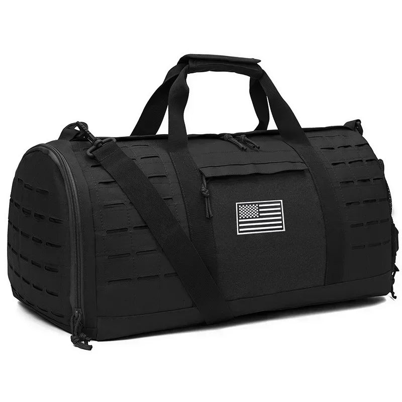 40L Sport Gym Bag Tactical Travel For Men Fitness  Training With Shoe Basketball Weekender Bag carry on luggage Duffle pack