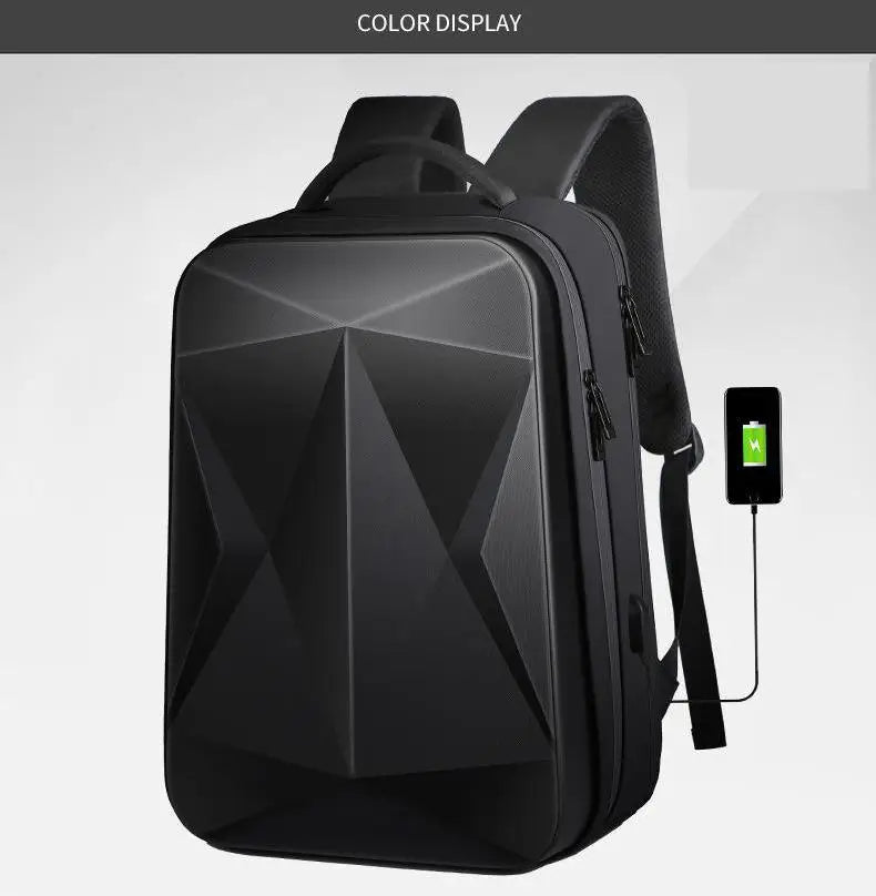 Fashion Men's Backpack Large Capacity Business Laptop Bag Usb Waterproof Suitcase Wholesale Multifunctional Hard Shell Bag