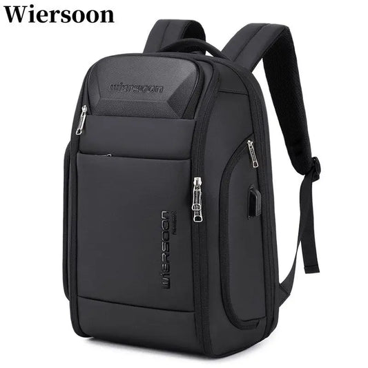 wiersoon Business Backpack For Men Waterproof Backpack Large Capacity Business  Multifunctional Password Anti-theft Laptop Bag