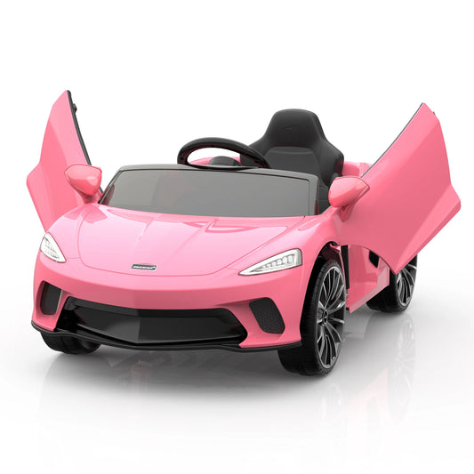 Ride on Car for Kids, 12V Licensed McLaren Battery Powered Sports Car with 2 Speeds, Parent Control, Sound System with LED Headl