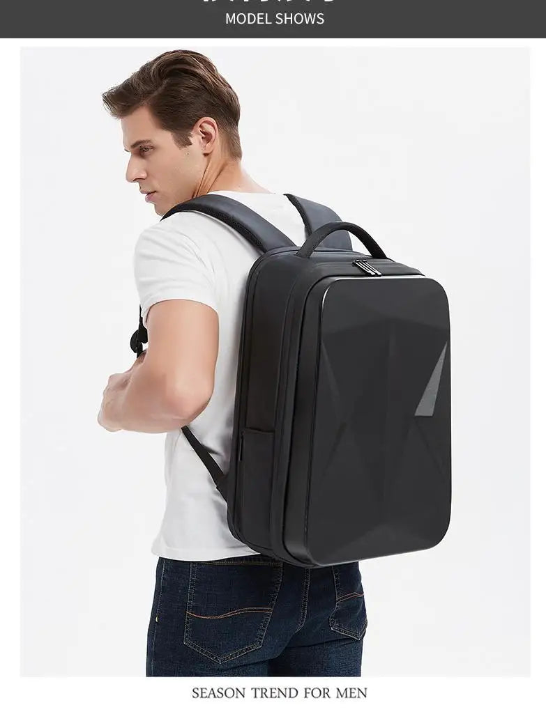 Fashion Men's Backpack Large Capacity Business Laptop Bag Usb Waterproof Suitcase Wholesale Multifunctional Hard Shell Bag