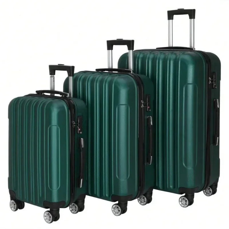 New Travel Spinner Luggage Set Bag Trolley Carry On Suitcase